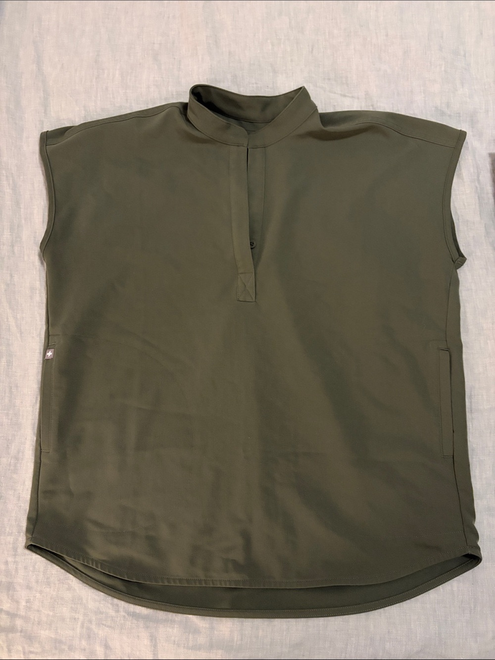 Rafaela oversized scrub top moss - Picture 3 of 5